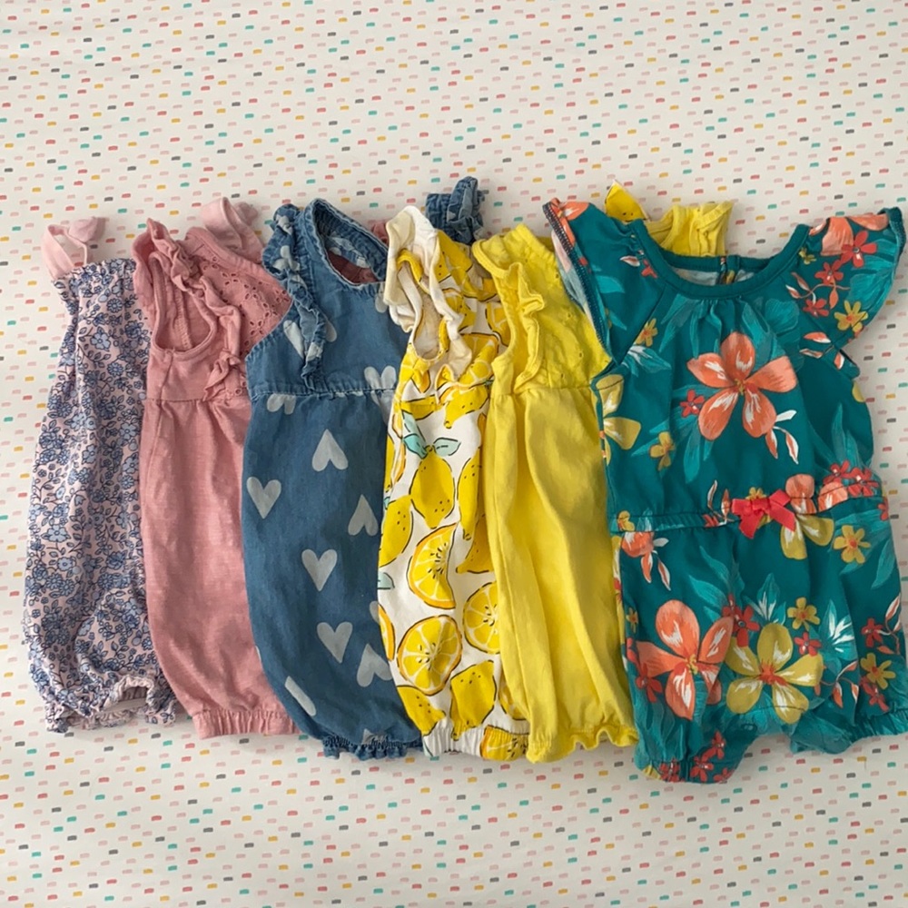 Carter’s 0-3 Romper Bundle